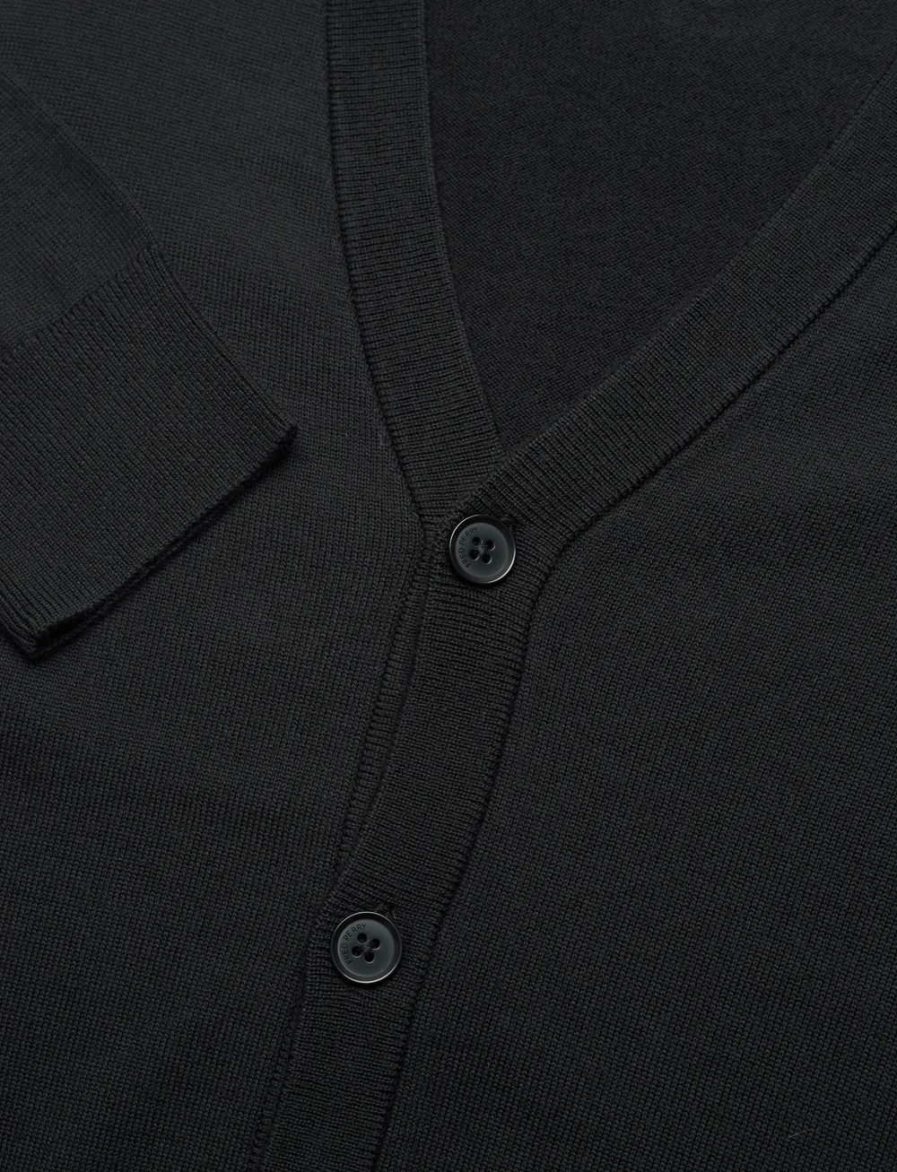 Fred Perry - CLASSIC CARDIGAN - cardigans - black - 5