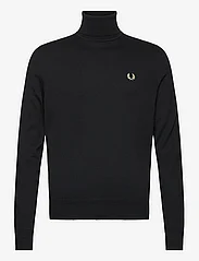 Fred Perry - ROLL NECK JUMPER - perusneuleet - black - 0