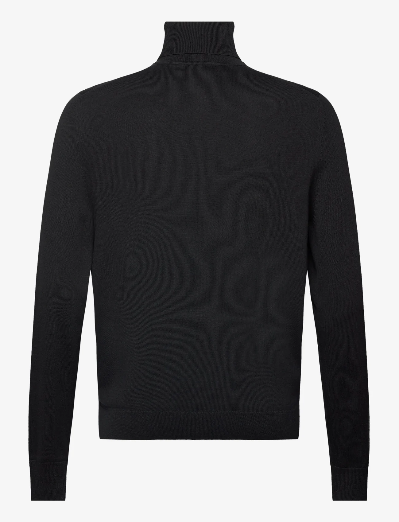 Fred Perry - ROLL NECK JUMPER - basic knitwear - black - 1