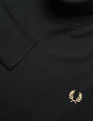 Fred Perry - ROLL NECK JUMPER - perusneuleet - black - 2