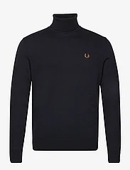 Fred Perry - ROLL NECK JUMPER - basic knitwear - navy - 0