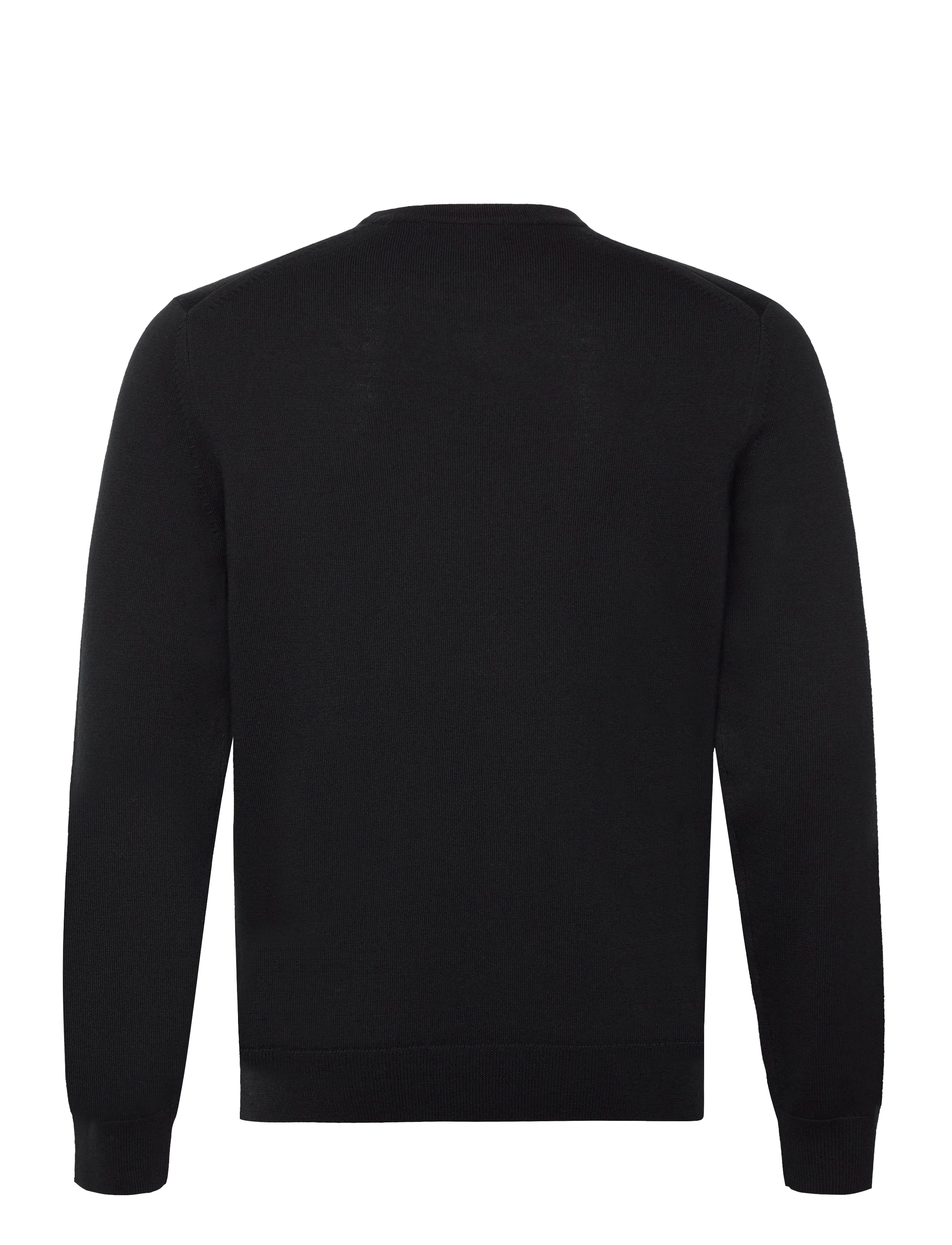 Fred Perry - CLASSIC C/N JUMPER - pulls col rond - black - 1