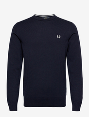 Fred Perry - CLASSIC C/N JUMPER - perusneuleet - navy - 0