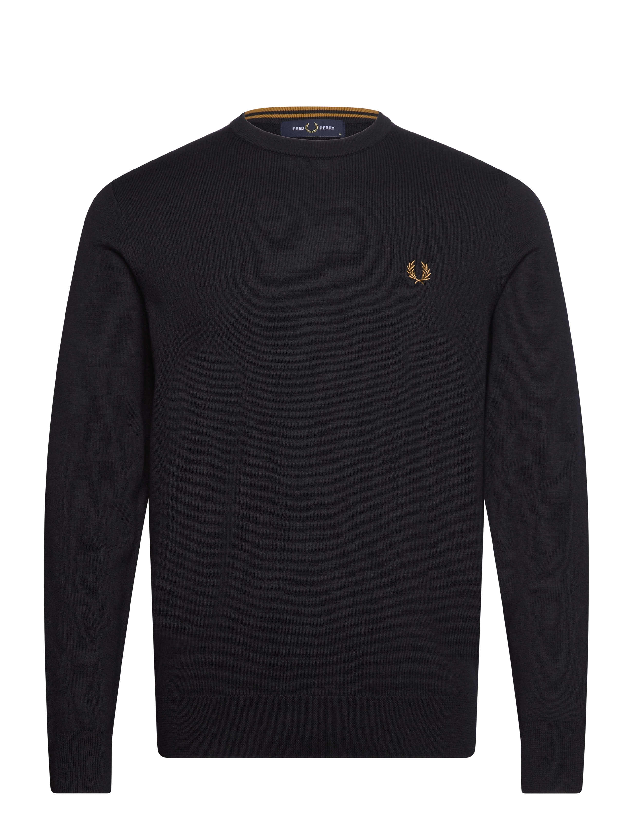 Fred Perry Classic Crew Neck Jumper, Mænd, Rundhalset Jumper, Navy, Str: XXL