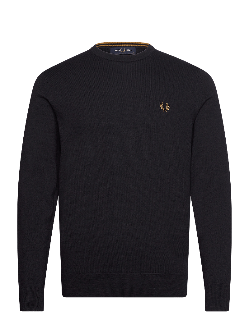 Fred Perry - CLASSIC C/N JUMPER - rundhalsad - navy - 0