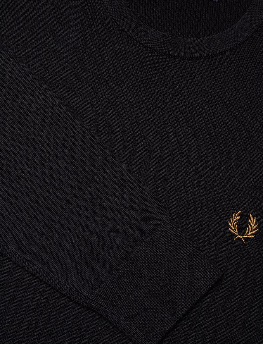 Fred Perry - CLASSIC C/N JUMPER - rundhals - navy - 2