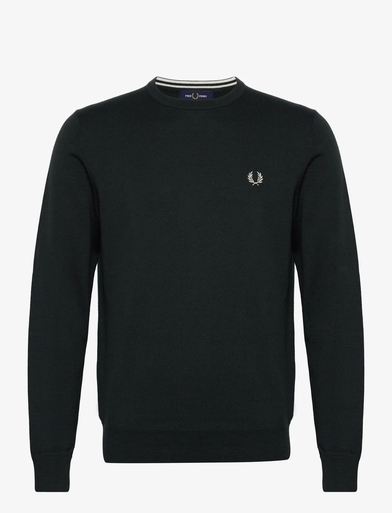 Fred Perry - CLASSIC C/N JUMPER - trøjer - night green - 0