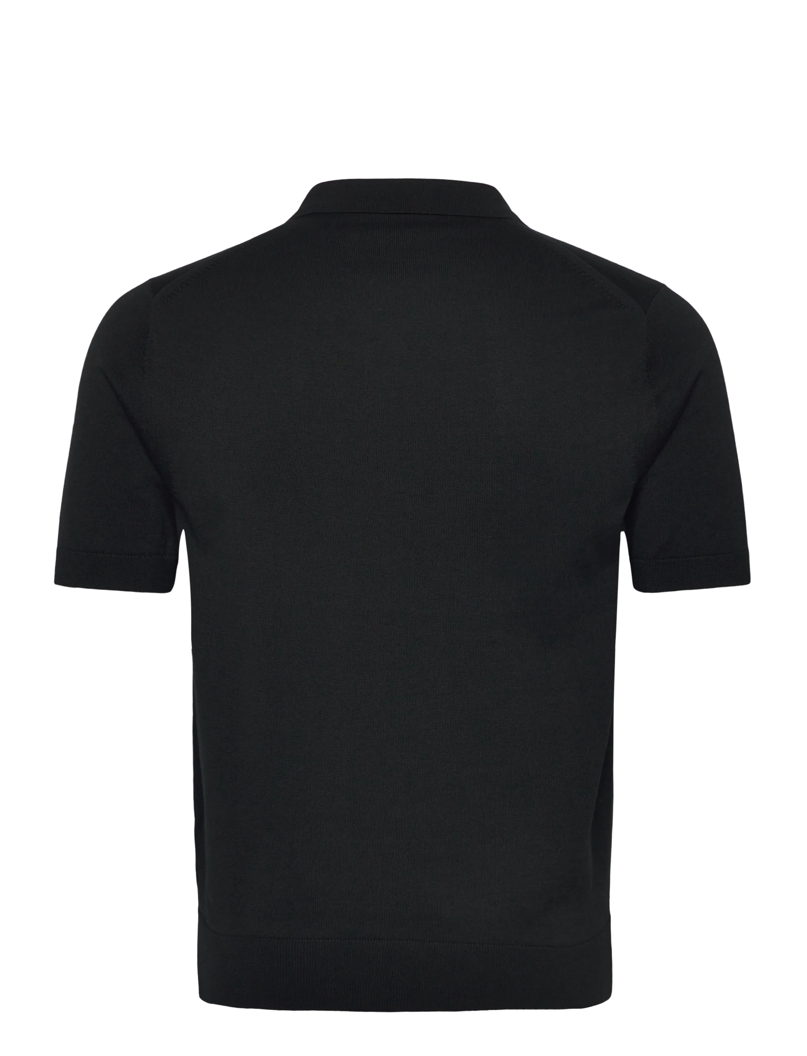 Fred Perry - COTTON KNITTED SHIRT - kootud polosärgid - black - 2