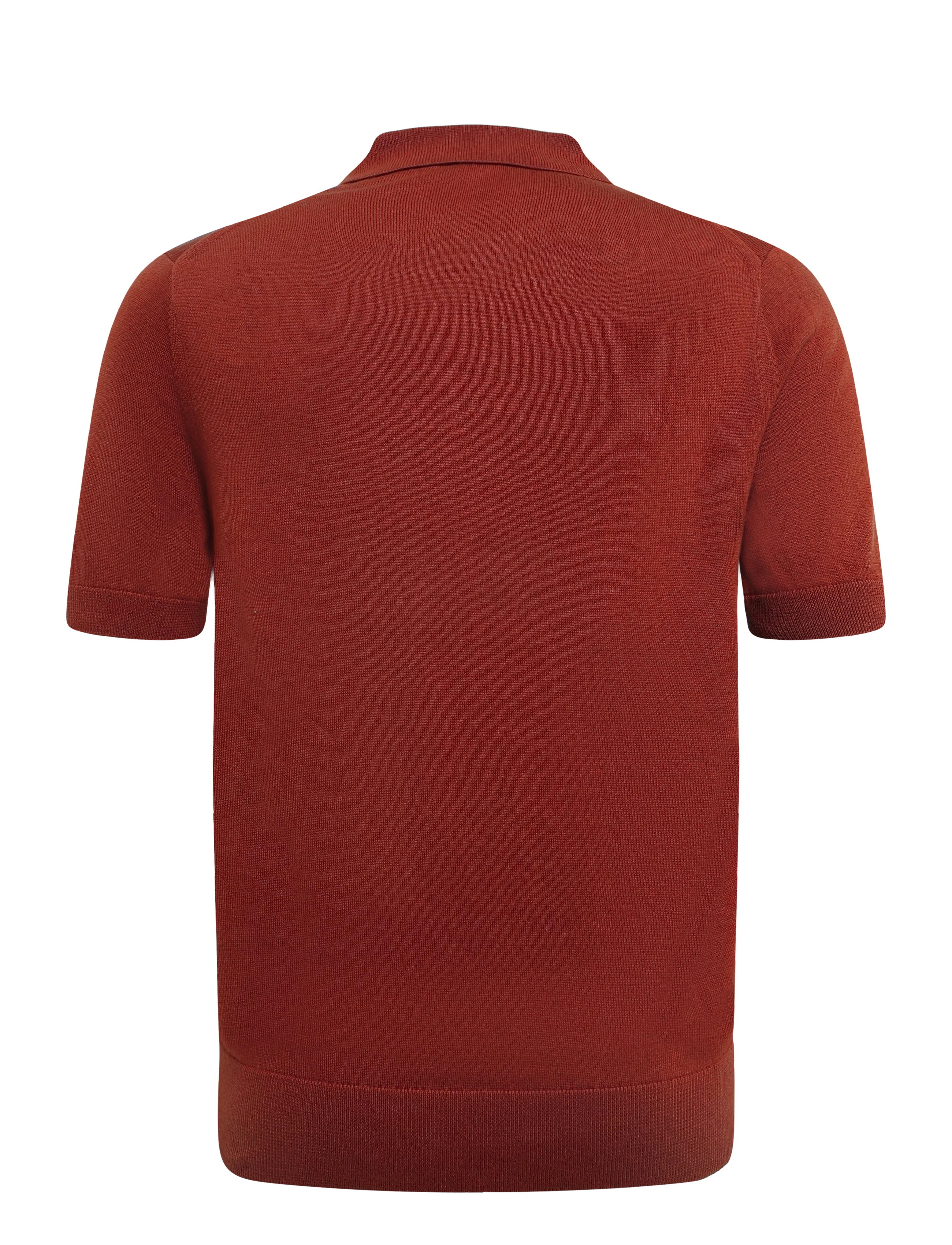 Fred Perry - COTTON KNITTED SHIRT - polostrik - brandy - 2