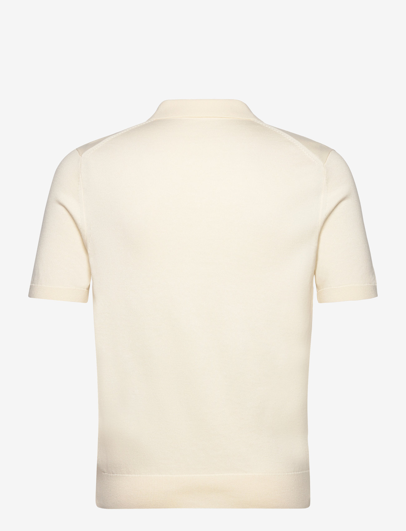 Fred Perry - COTTON KNITTED SHIRT - sügisesed riided - ecru - 1