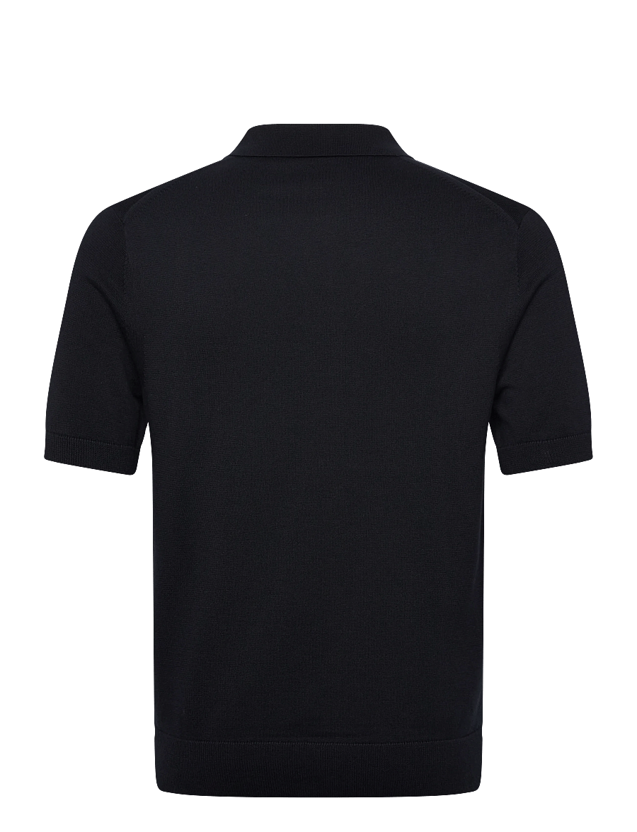 Fred Perry - COTTON KNITTED SHIRT - kootud polosärgid - navy - 2