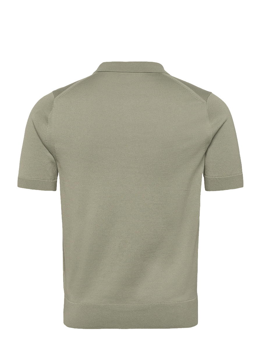 Fred Perry - COTTON KNITTED SHIRT - langärmlige strick-polohemden - seagrass - 2