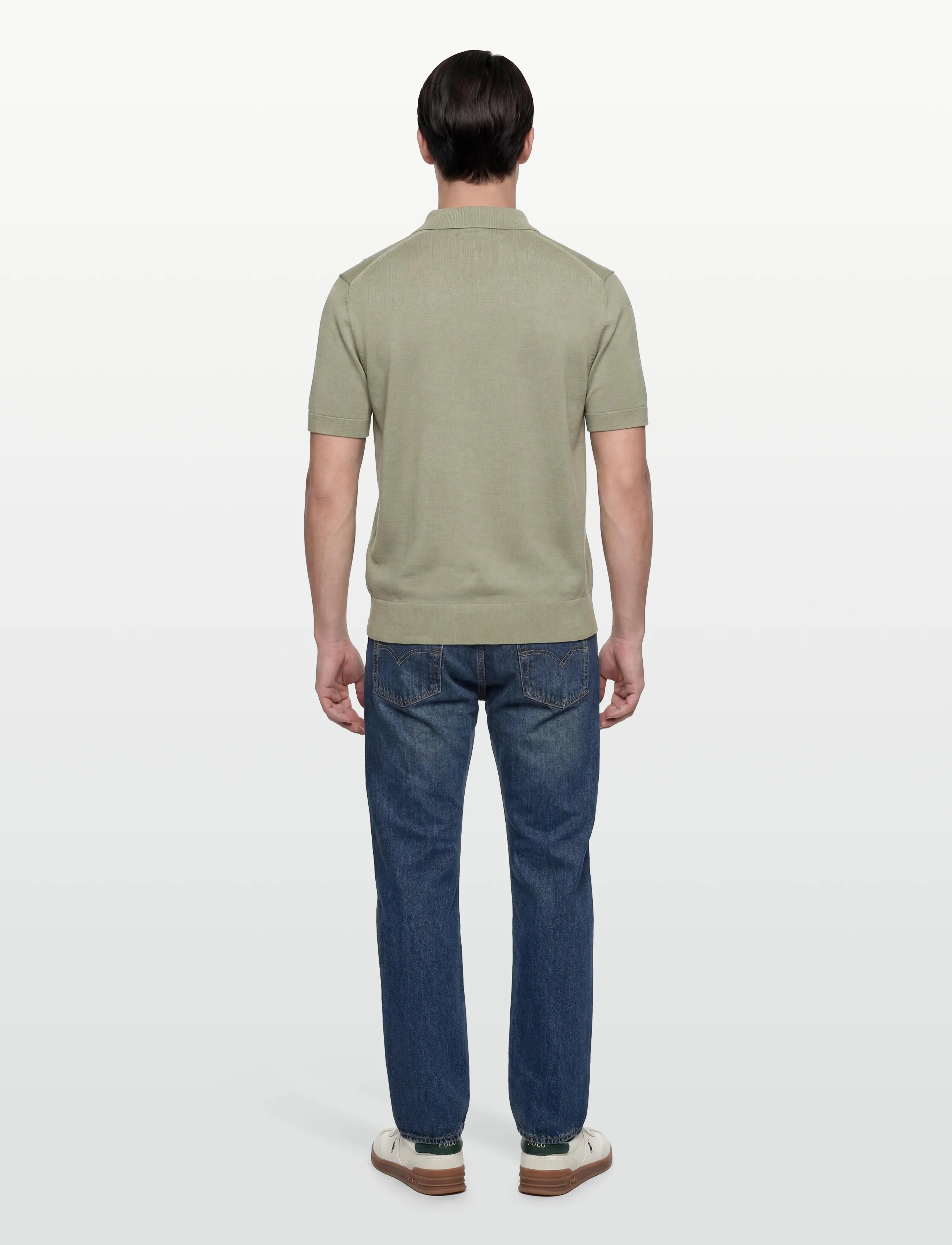 Fred Perry - COTTON KNITTED SHIRT - stickade pikéer - seagrass - 4