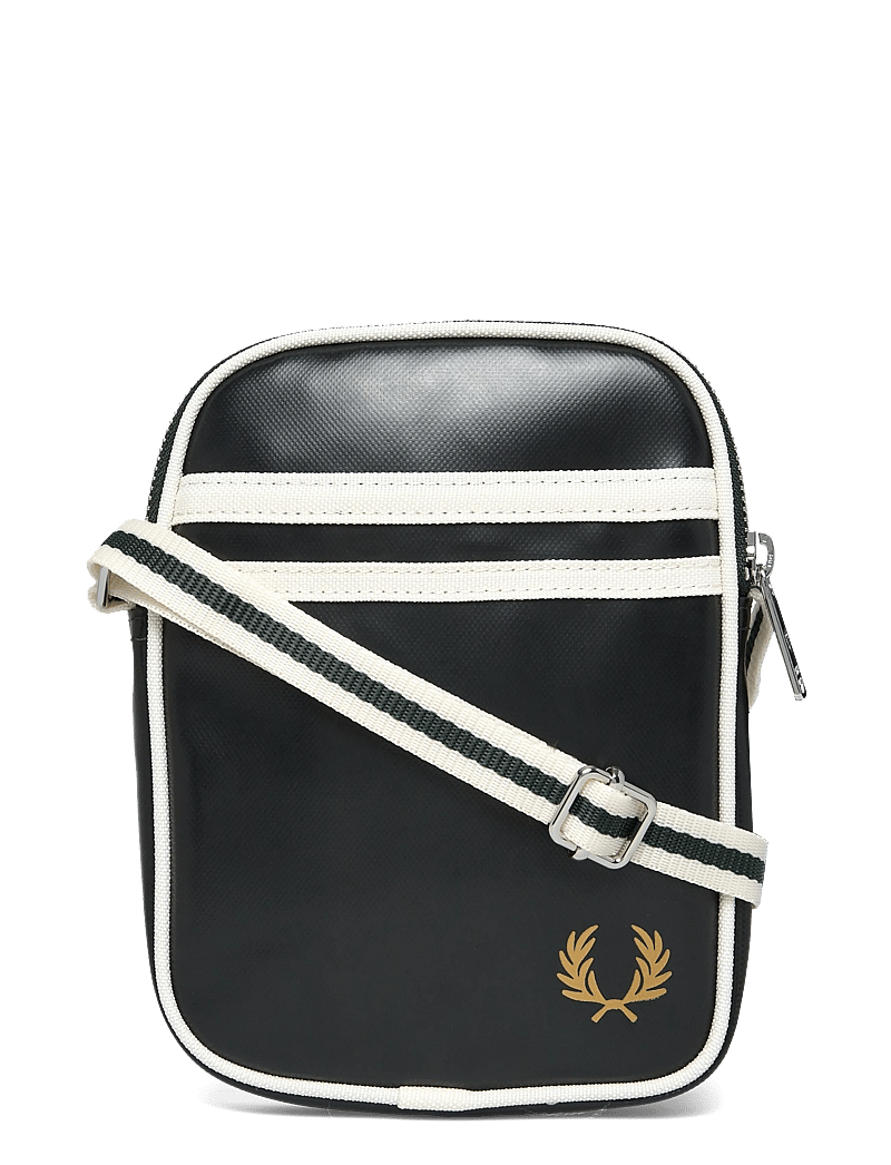 Fred Perry - CLASSIC SMALL SIDE BAG - shoppa efter tillfälle - night green/ecru - 0
