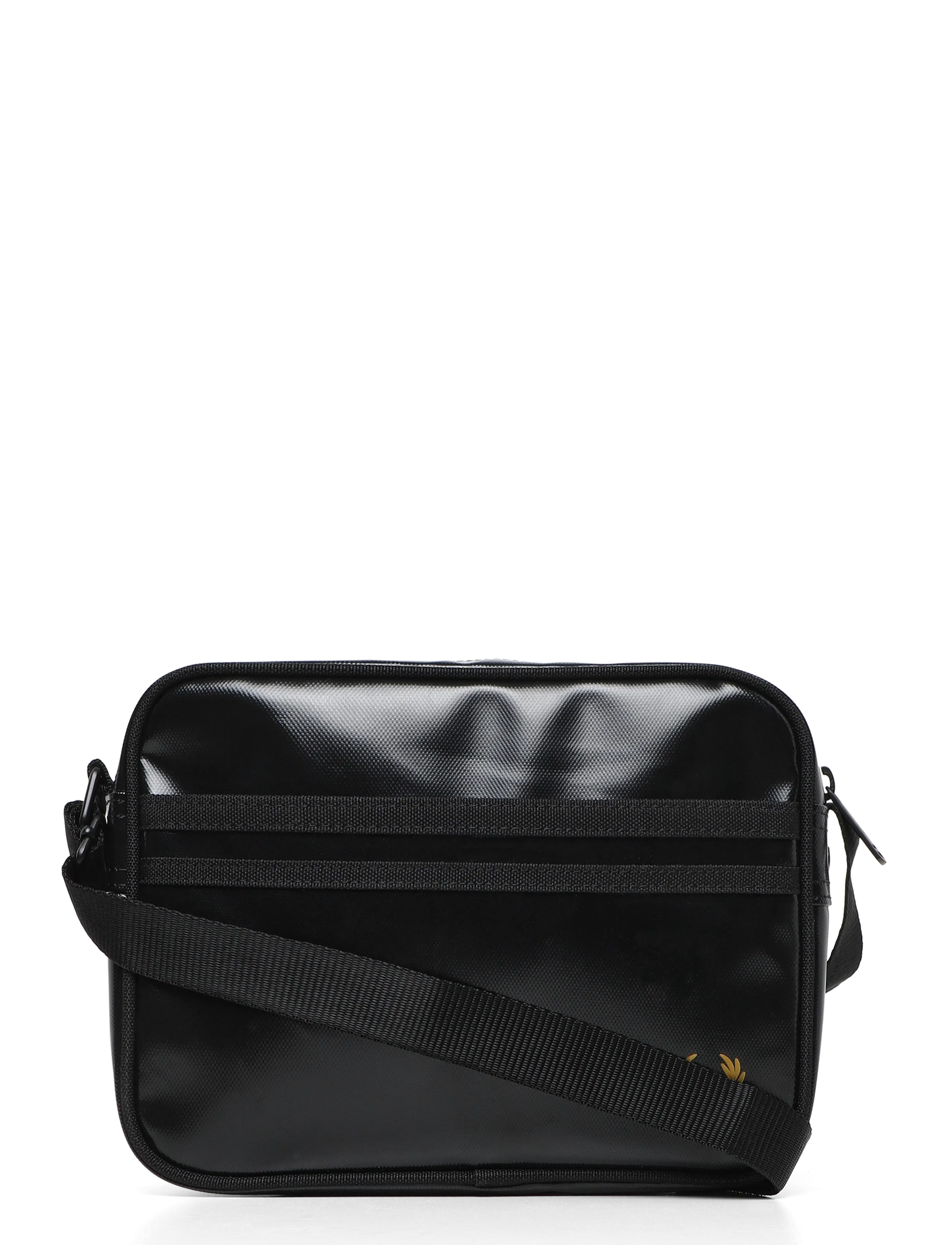 Fred Perry TONAL CLASSIC MINI SHOULDERBAG - Inspiration - BLACK/GOLD / black