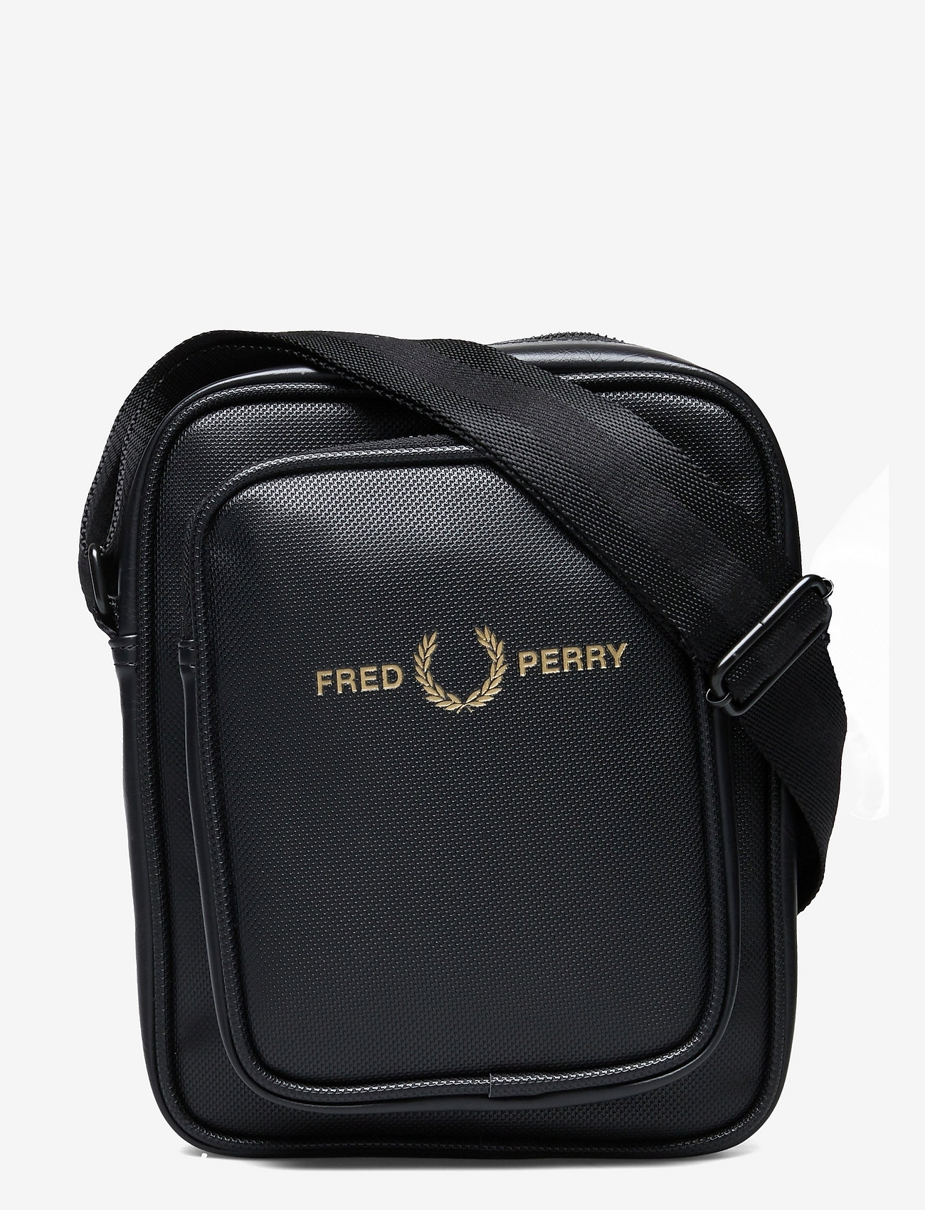 Fred Perry - PIQUE TEX PU SIDE BAG - black - 0
