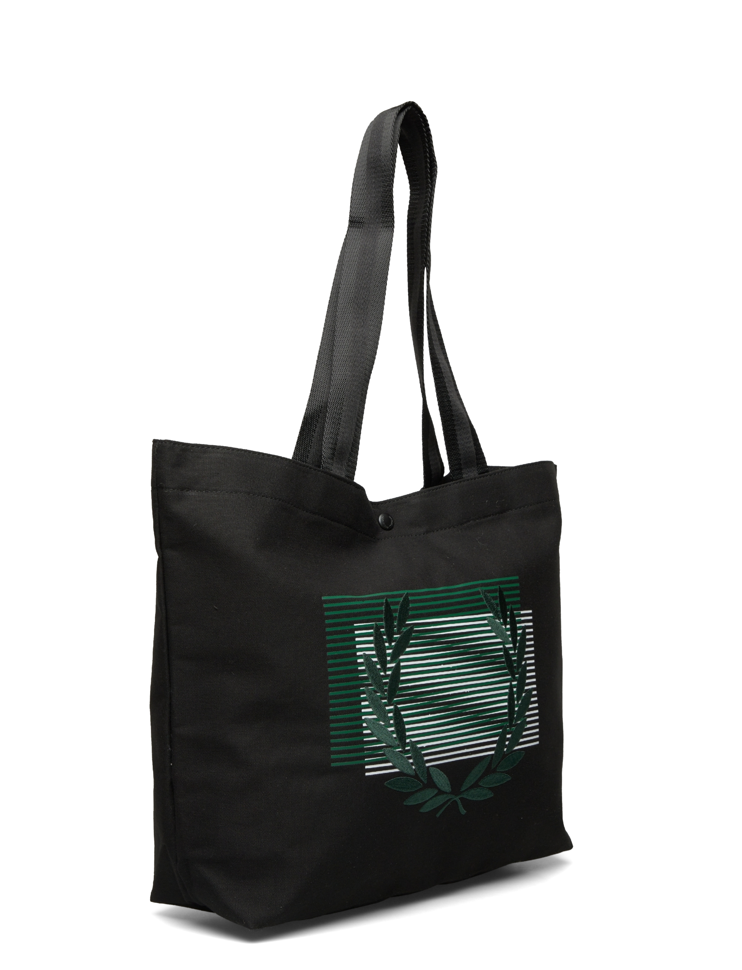 Fred Perry - GLITCHED GRAPHIC TOTE - black - 2