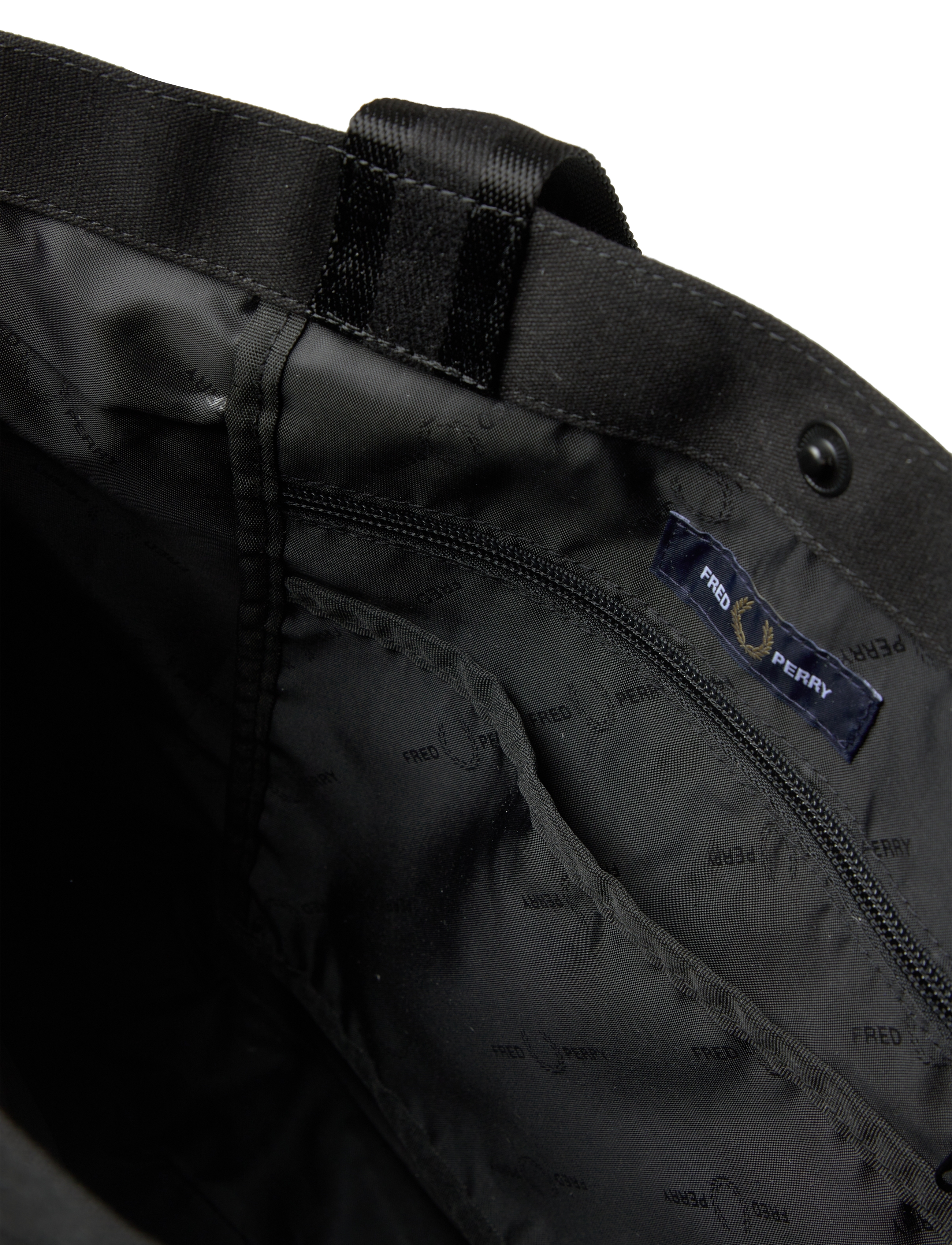Fred Perry - GLITCHED GRAPHIC TOTE - black - 4