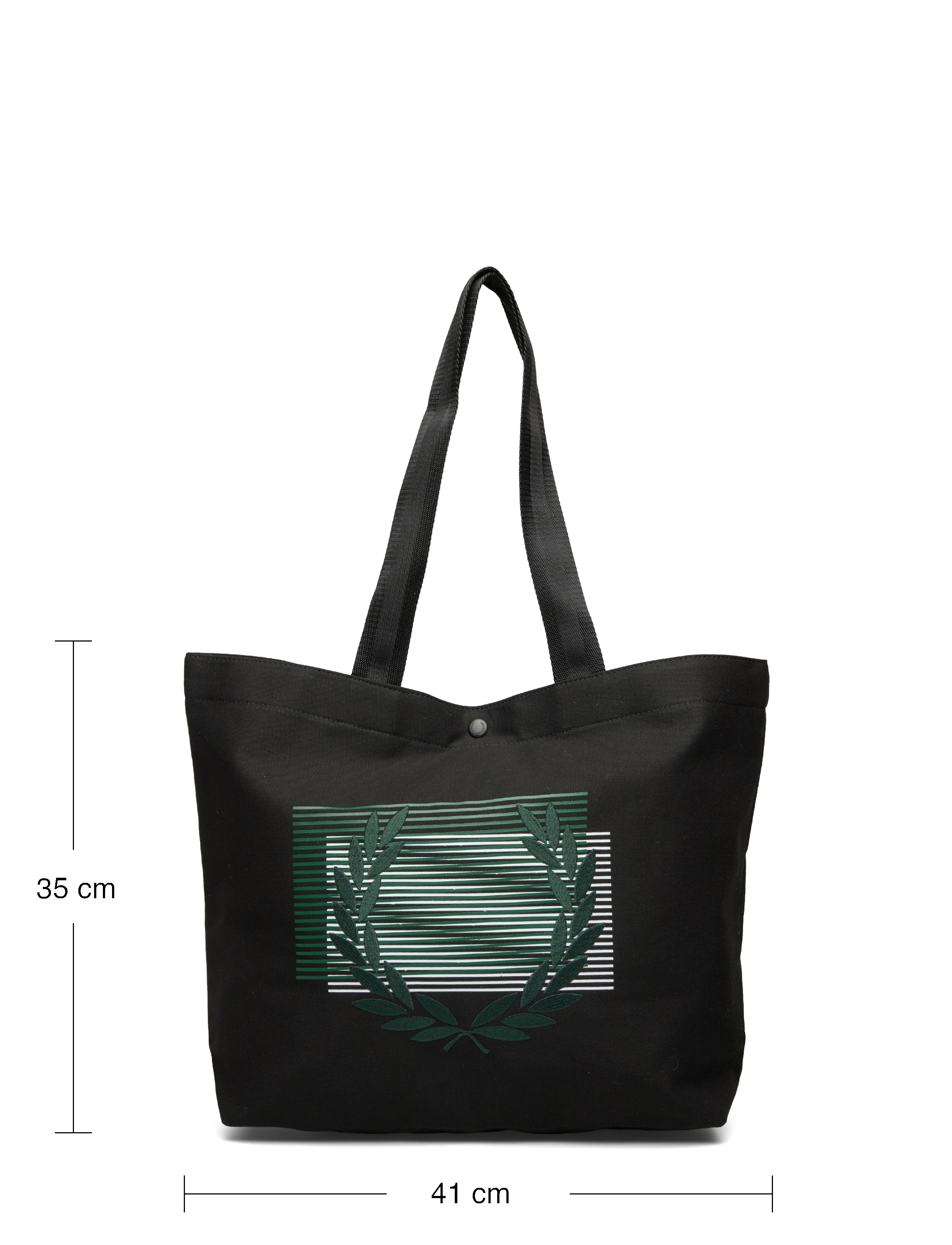 Fred Perry - GLITCHED GRAPHIC TOTE - black - 5