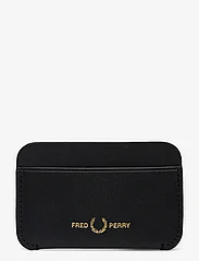 Fred Perry - BURNISHED LTHR CARDHOLDER - card holders - black - 0