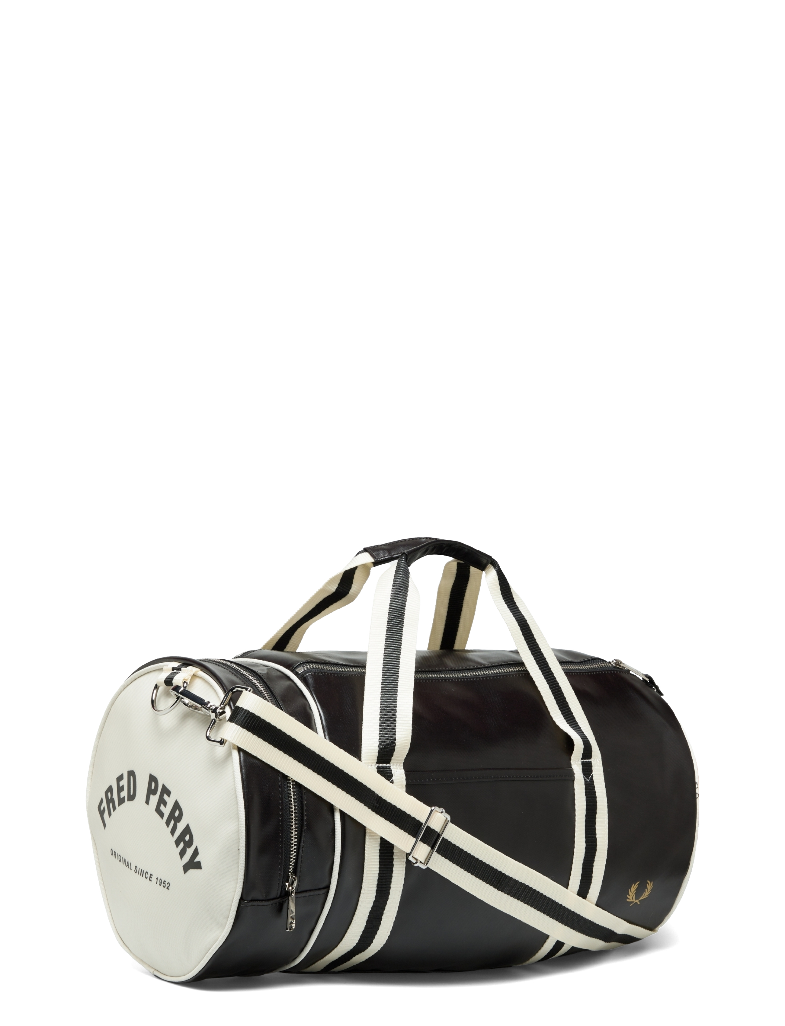 Fred Perry - CLASSIC BARREL BAG - weekendtasker - black/ecru - 3
