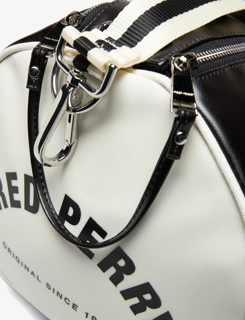 Fred Perry - CLASSIC BARREL BAG - nach anlass kaufen - black/ecru - 4