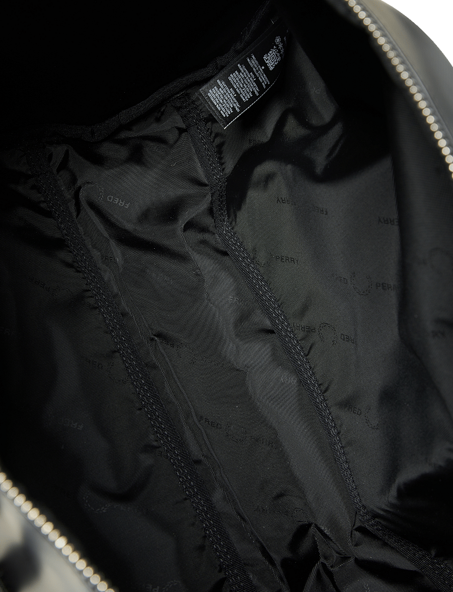 Fred Perry - CLASSIC BARREL BAG - Übernachtungstaschen - black/ecru - 5