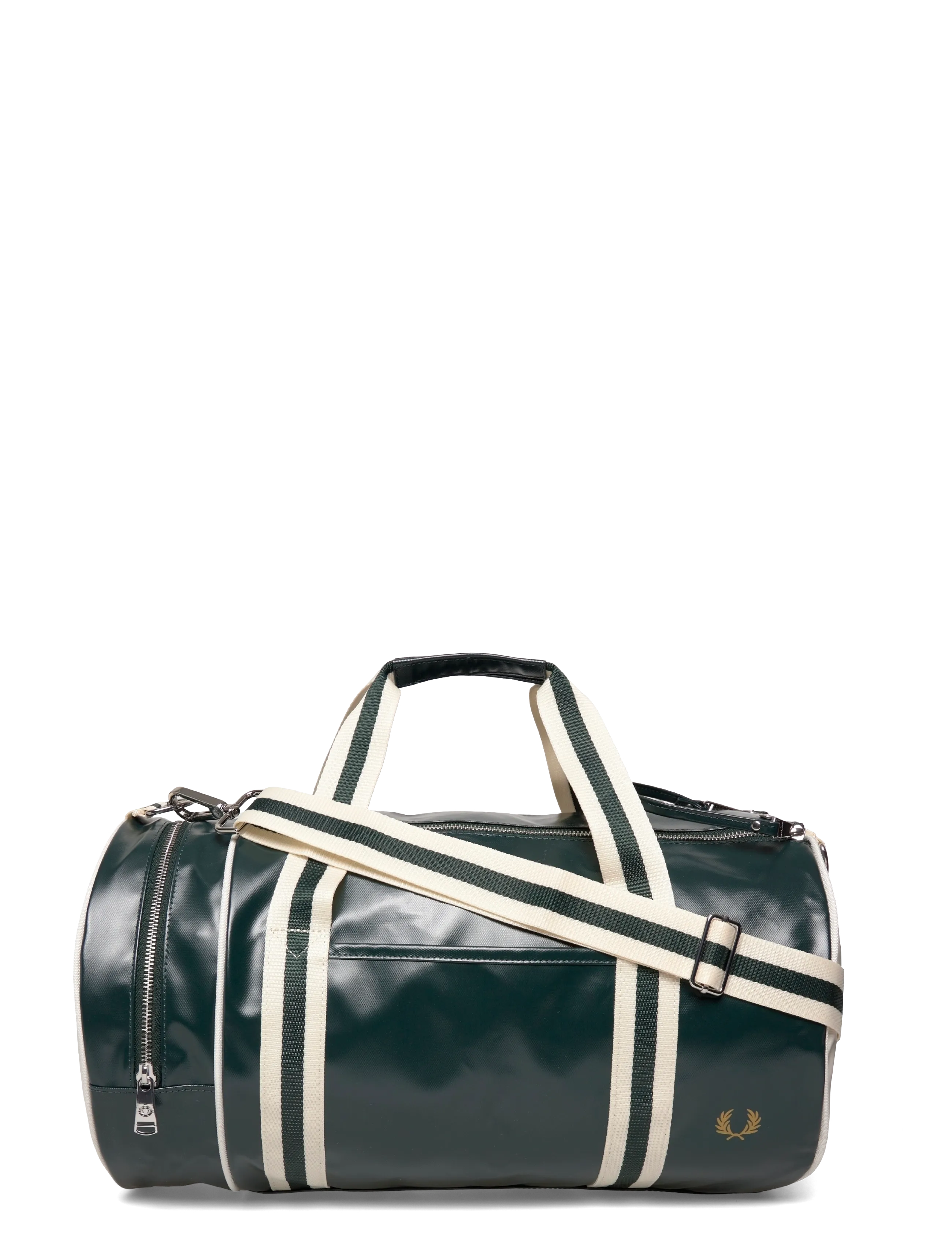 Fred Perry CLASSIC BARREL BAG - Weekendtasker - GRASSROOTS /ECRU / green