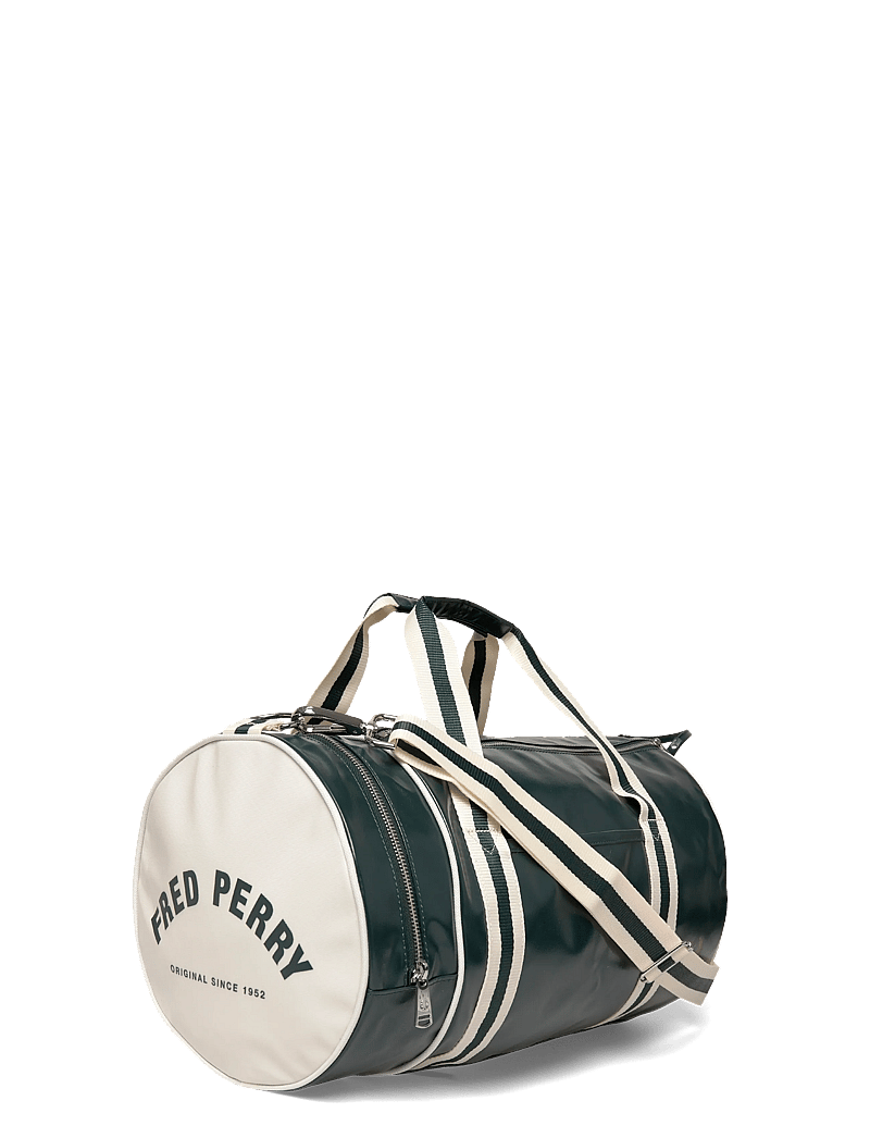 Fred Perry - CLASSIC BARREL BAG - Übernachtungstaschen - grassroots /ecru - 2