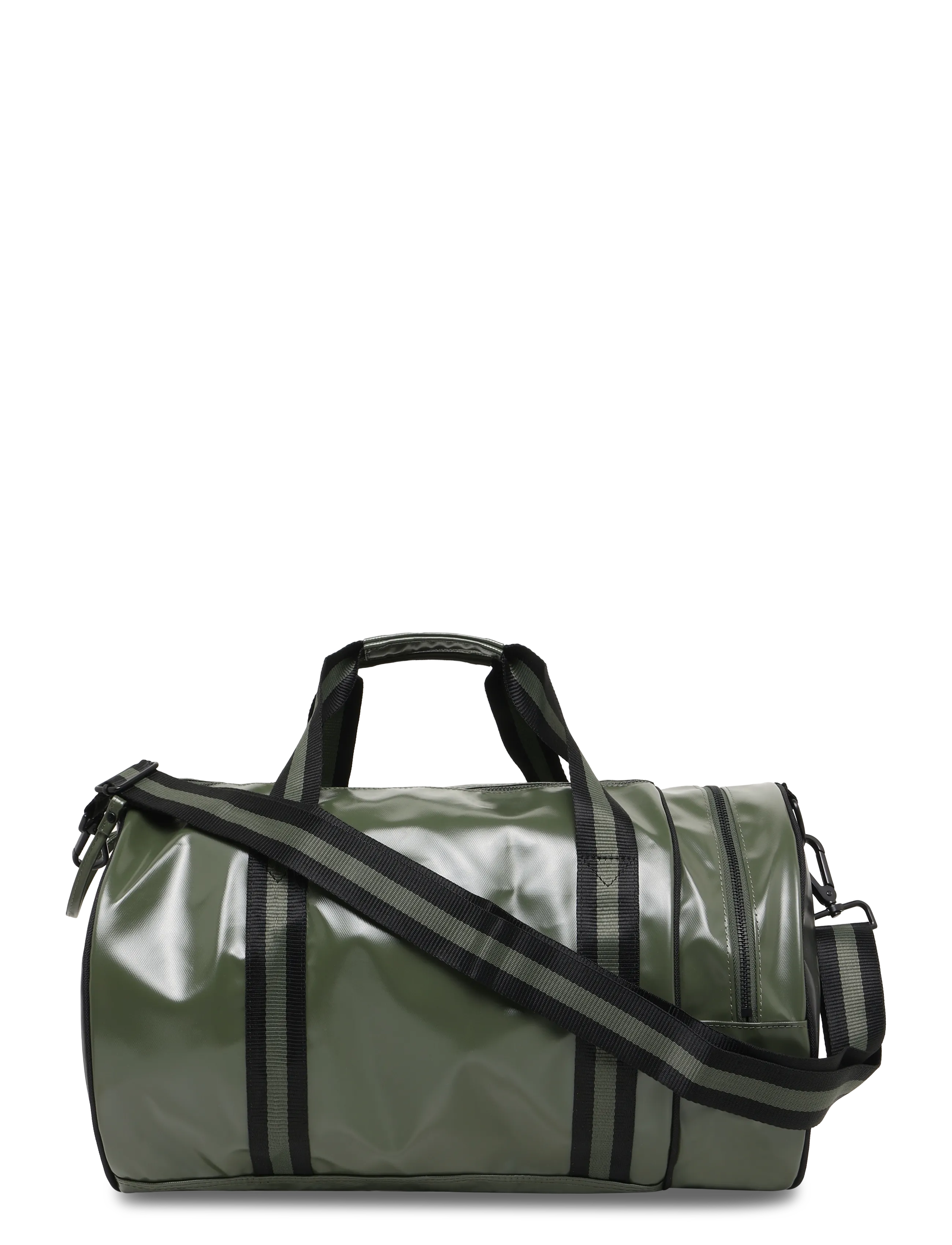 Fred Perry CLASSIC BARREL BAG - Torby - LRLWRTHGREEN/BLK / khaki/green