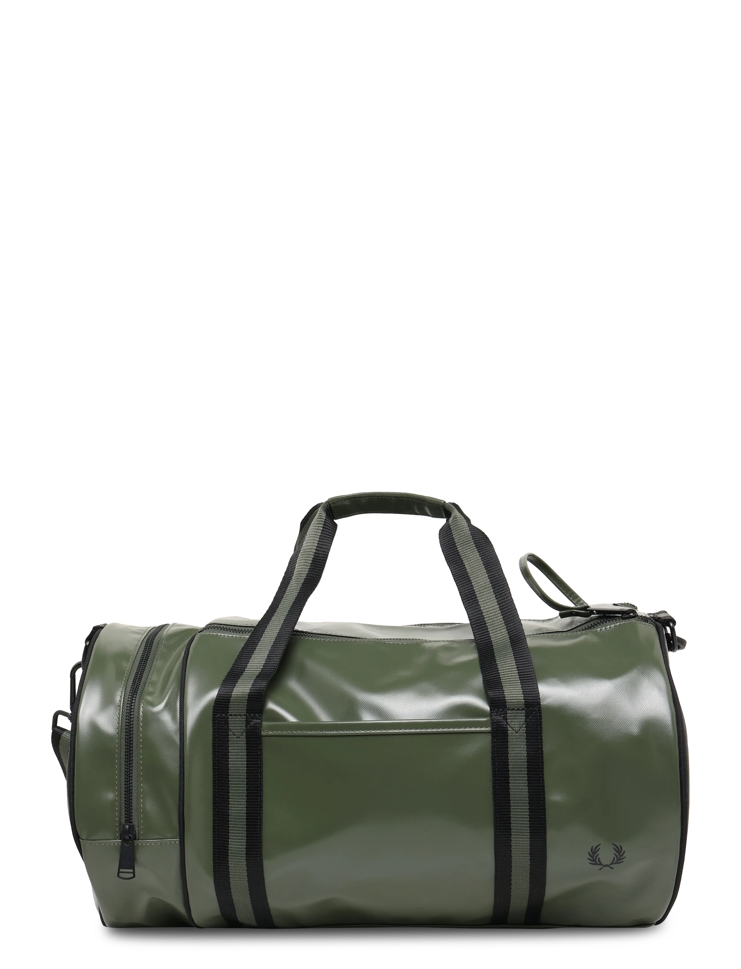 Fred Perry - CLASSIC BARREL BAG - Übernachtungstaschen - lrlwrthgreen/blk - 1