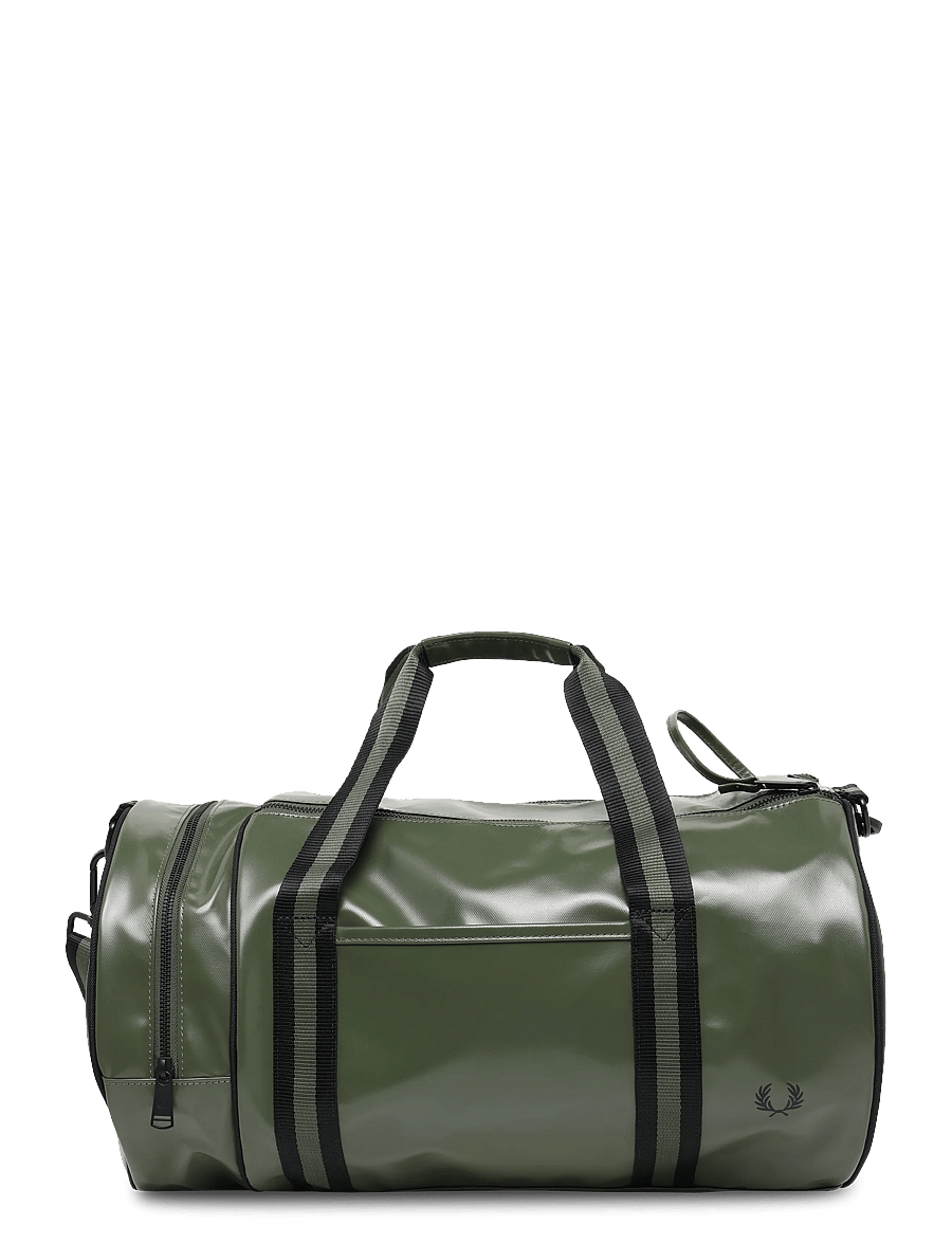 Fred Perry - CLASSIC BARREL BAG - Übernachtungstaschen - lrlwrthgreen/blk - 1