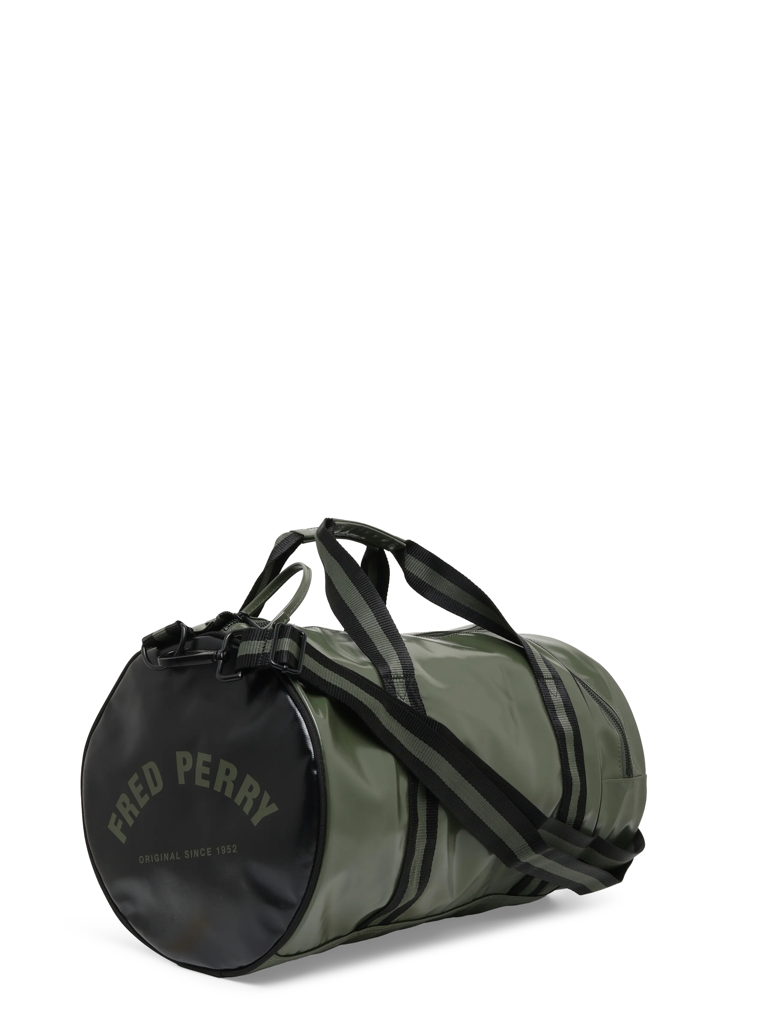 Fred Perry - CLASSIC BARREL BAG - Übernachtungstaschen - lrlwrthgreen/blk - 2