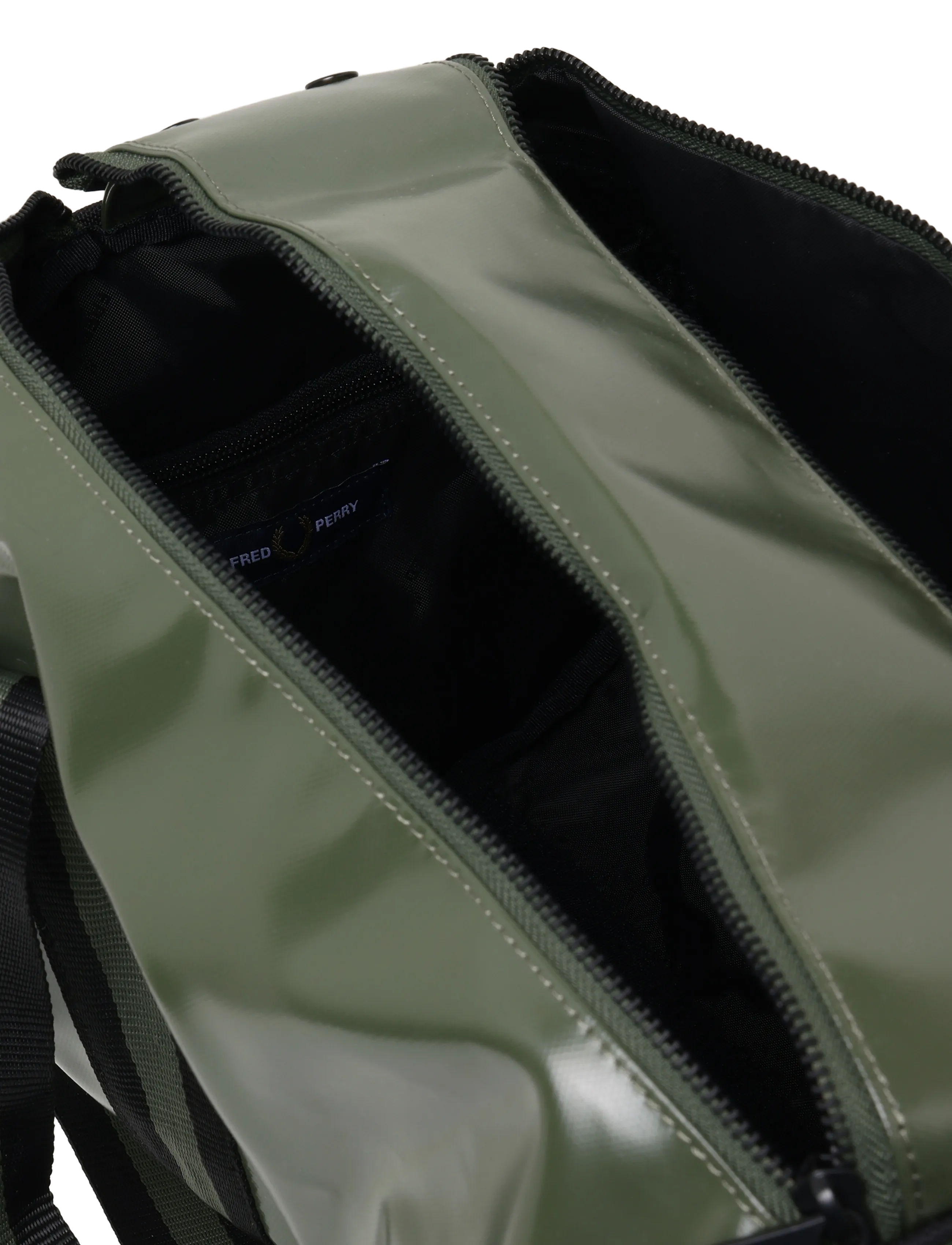 Fred Perry - CLASSIC BARREL BAG - Übernachtungstaschen - lrlwrthgreen/blk - 4