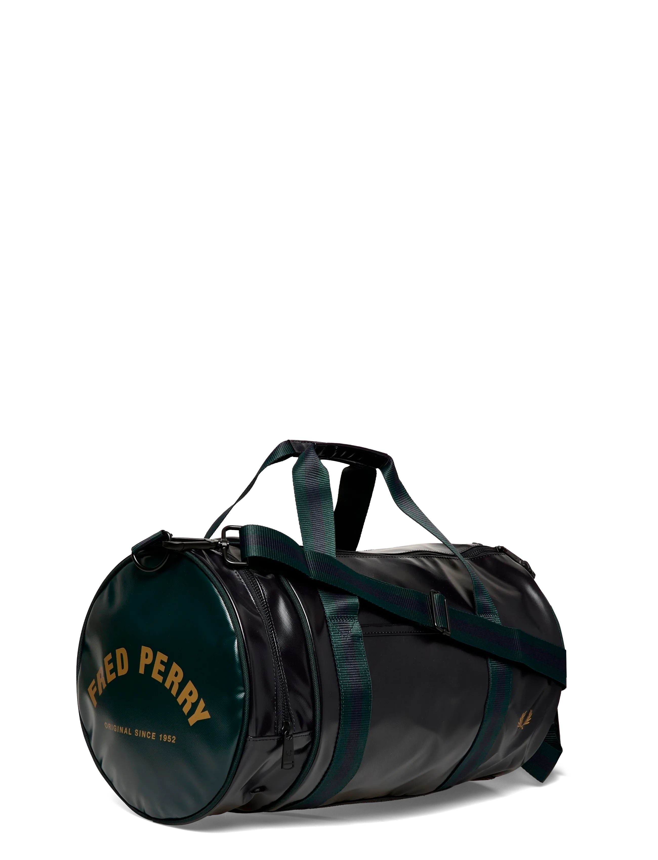 Fred Perry - CLASSIC BARREL BAG - kelioniniai krepšiai - navy / grassroots - 2