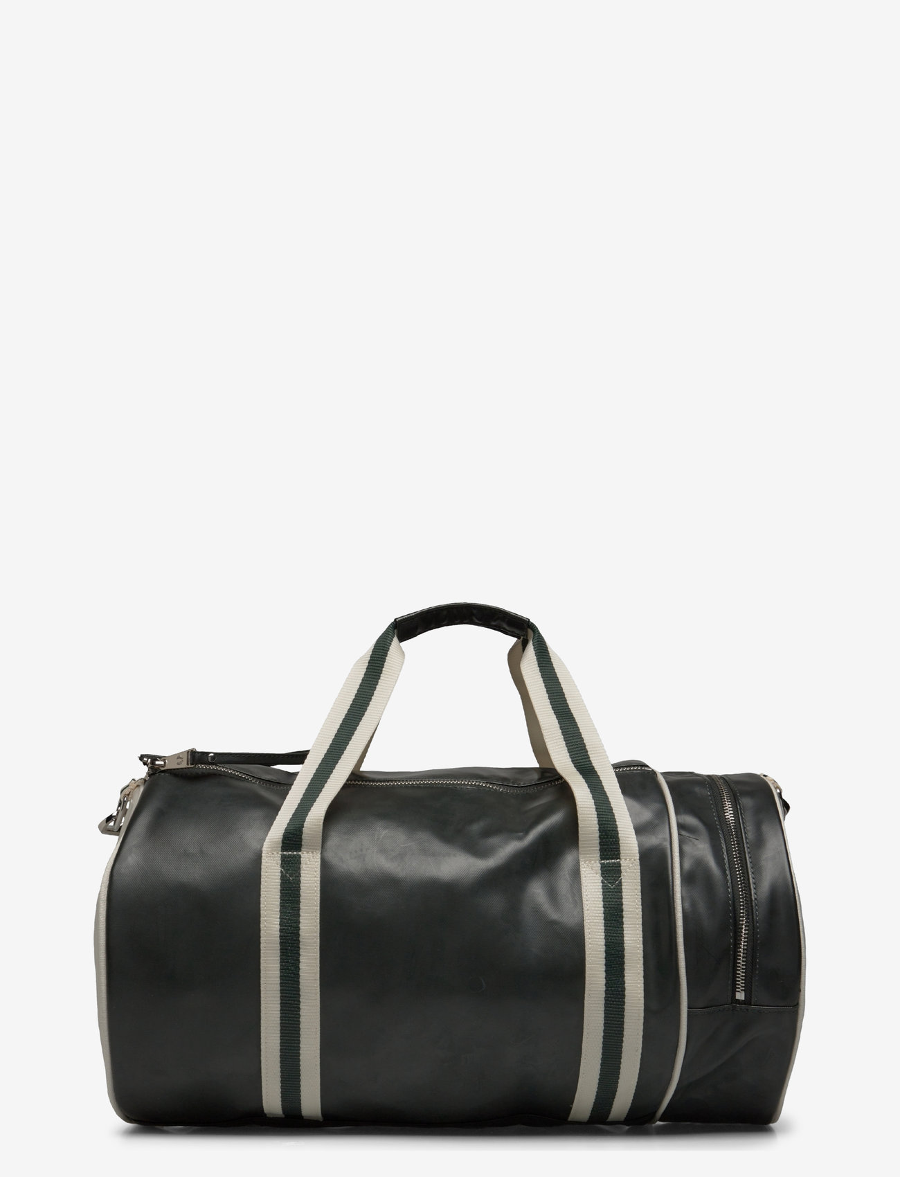 Fred Perry - CLASSIC BARREL BAG - overnight bags - night green/ecru - 1