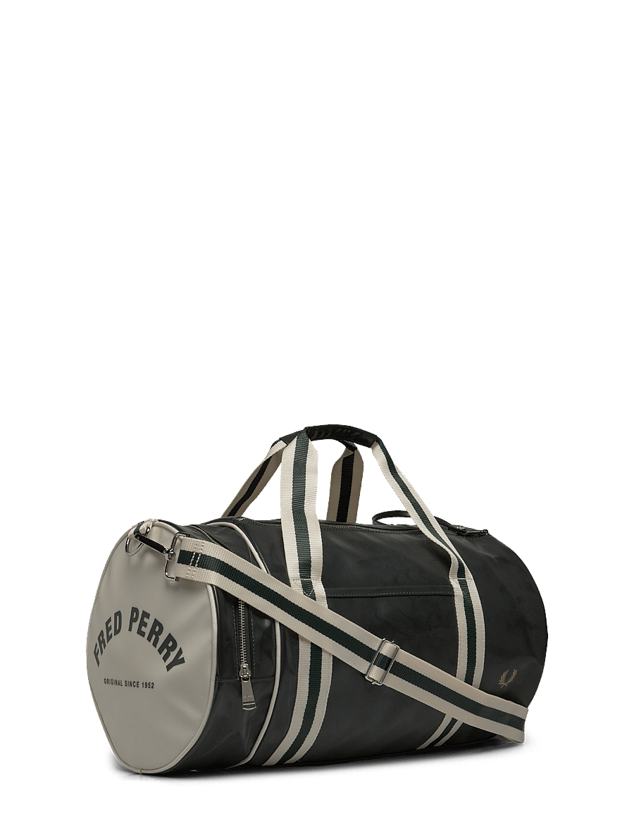 Fred Perry - CLASSIC BARREL BAG - Übernachtungstaschen - night green/ecru - 2