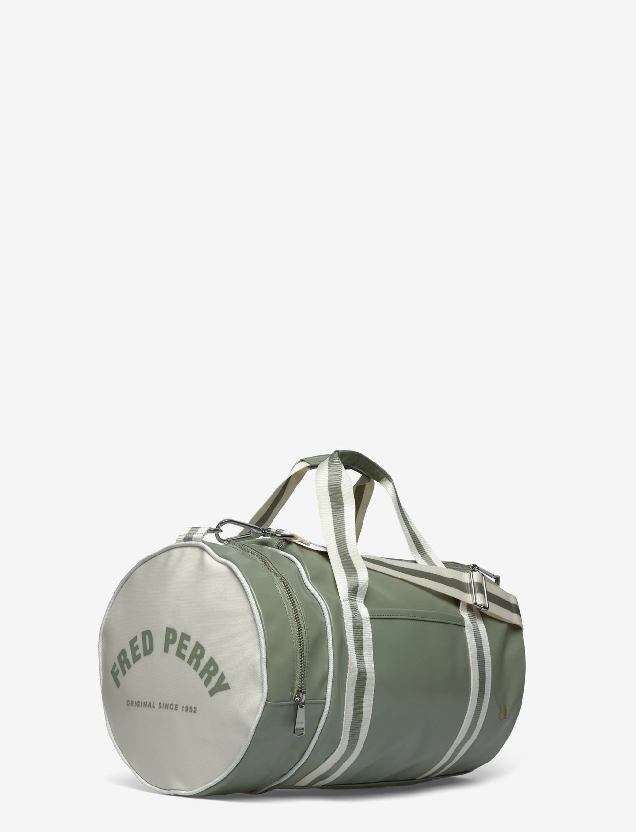 Fred Perry - CLASSIC BARREL BAG - weekender - olive mint - 2