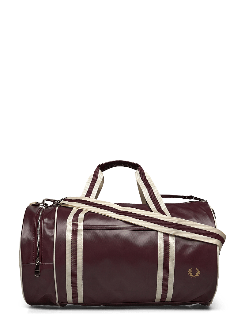 Fred Perry - CLASSIC BARREL BAG - Übernachtungstaschen - oxblood/ ecru - 0