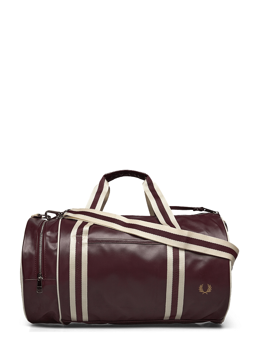 Fred Perry - CLASSIC BARREL BAG - Übernachtungstaschen - oxblood/ ecru - 0