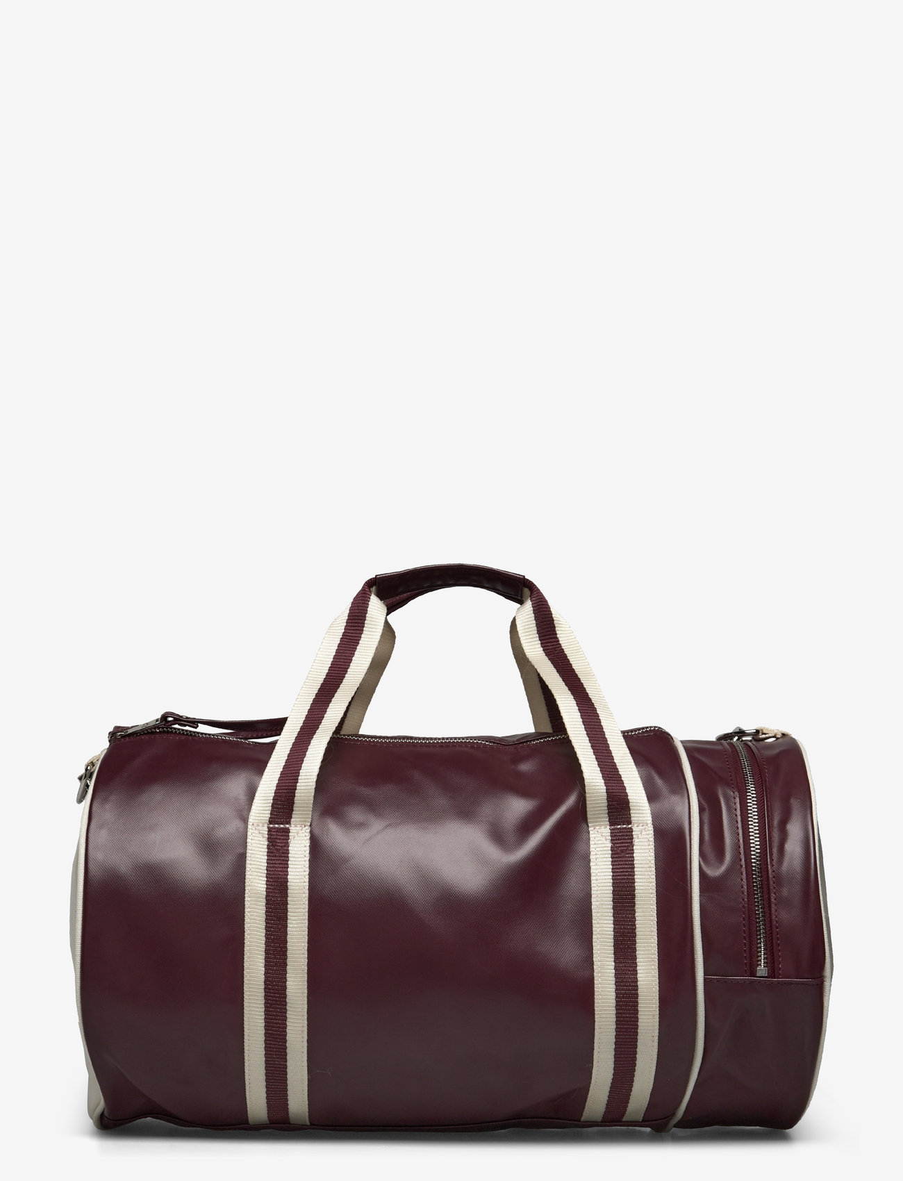 Fred Perry - CLASSIC BARREL BAG - overnight bags - oxblood/ ecru - 1