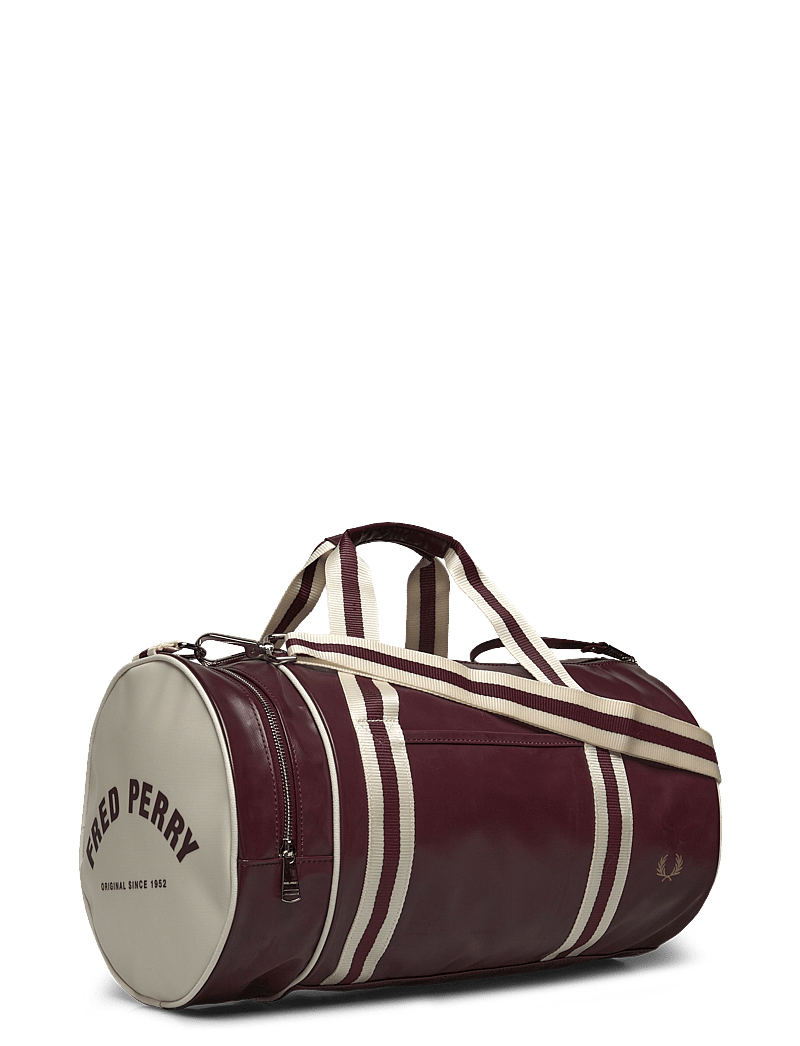 Fred Perry - CLASSIC BARREL BAG - Übernachtungstaschen - oxblood/ ecru - 2