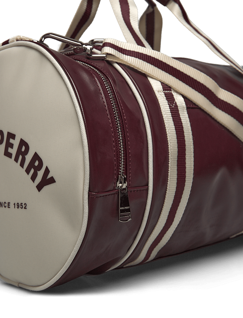 Fred Perry - CLASSIC BARREL BAG - Übernachtungstaschen - oxblood/ ecru - 3