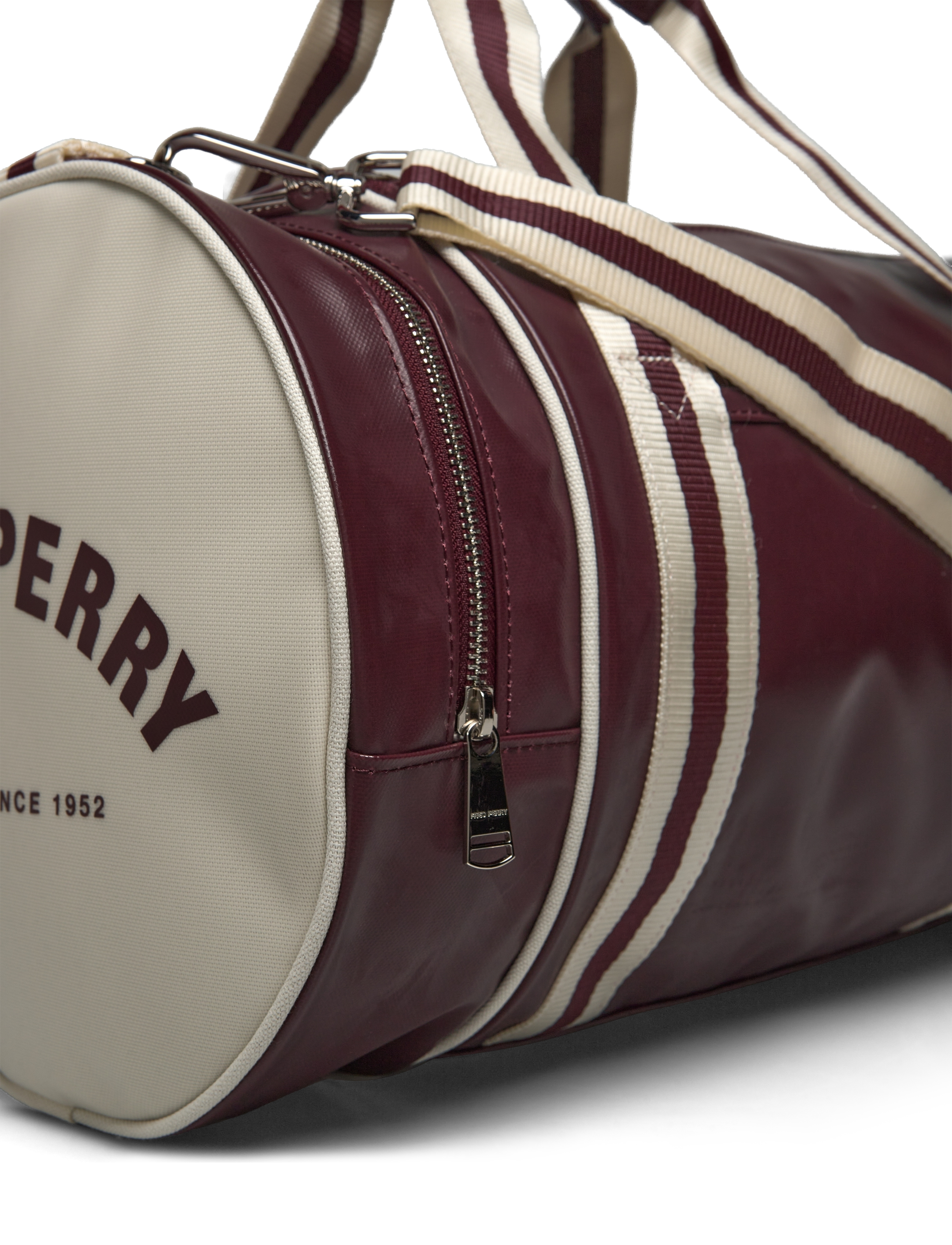 Fred Perry - CLASSIC BARREL BAG - weekendtasker - oxblood/ ecru - 3