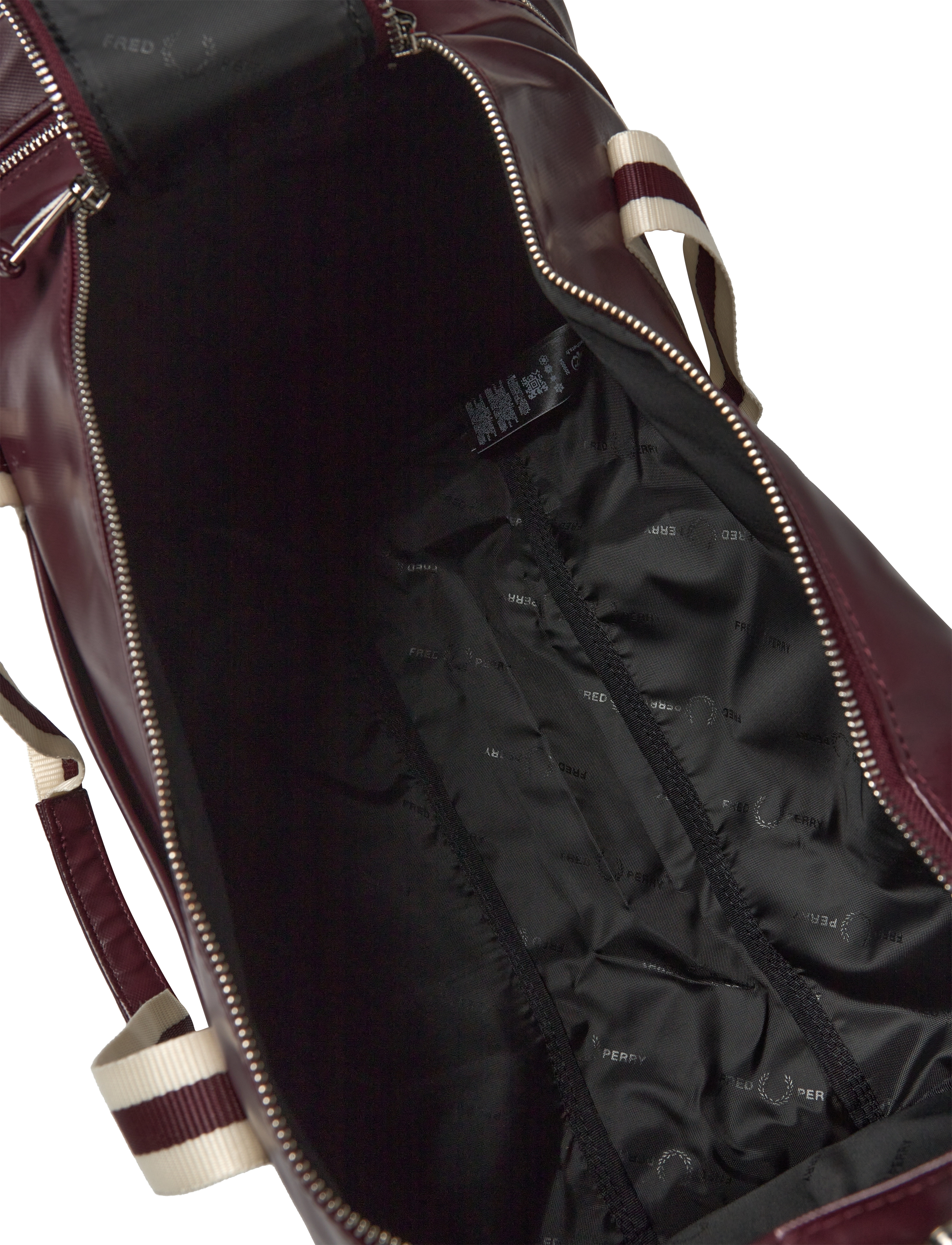 Fred Perry - CLASSIC BARREL BAG - weekendtasker - oxblood/ ecru - 4