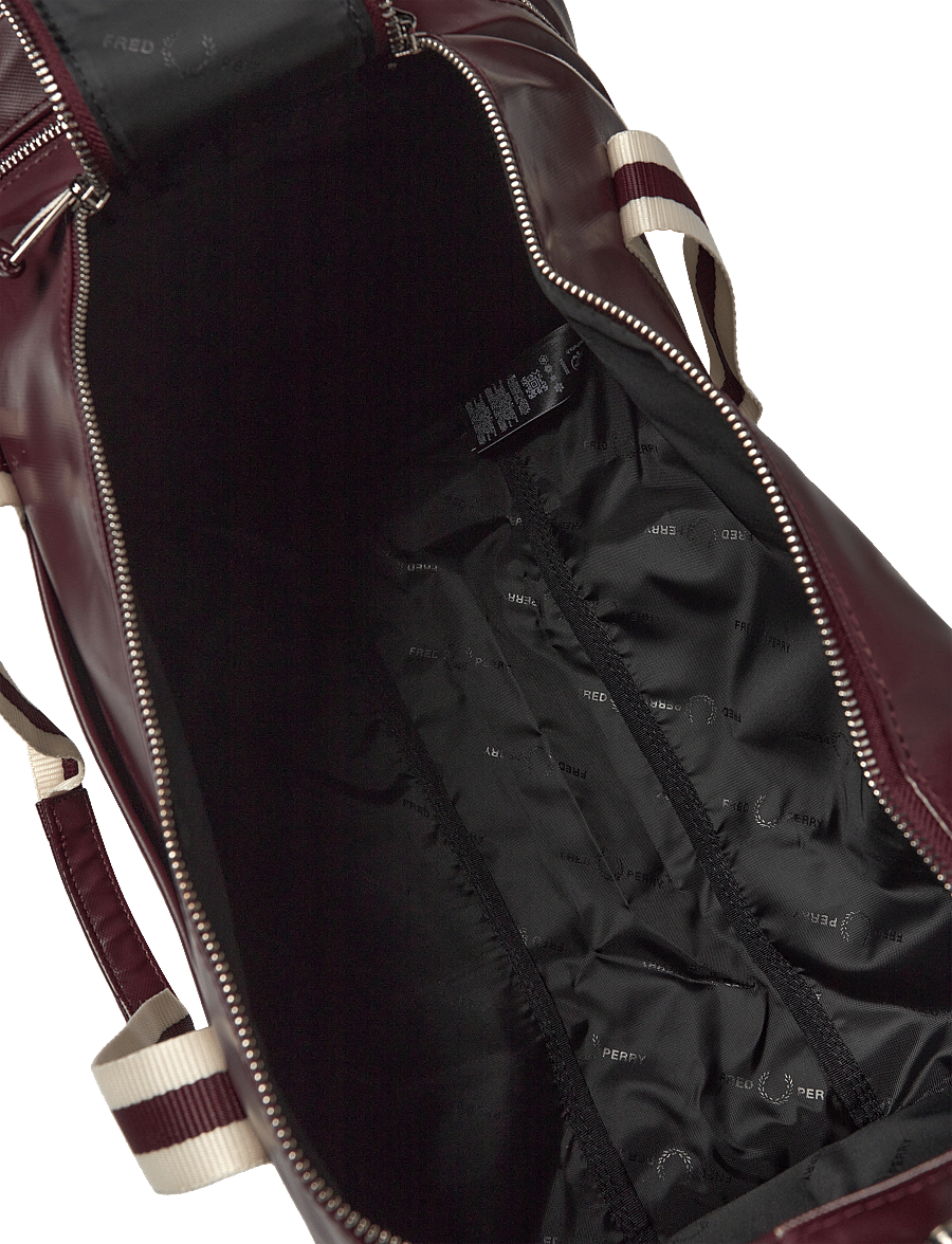 Fred Perry - CLASSIC BARREL BAG - Übernachtungstaschen - oxblood/ ecru - 4