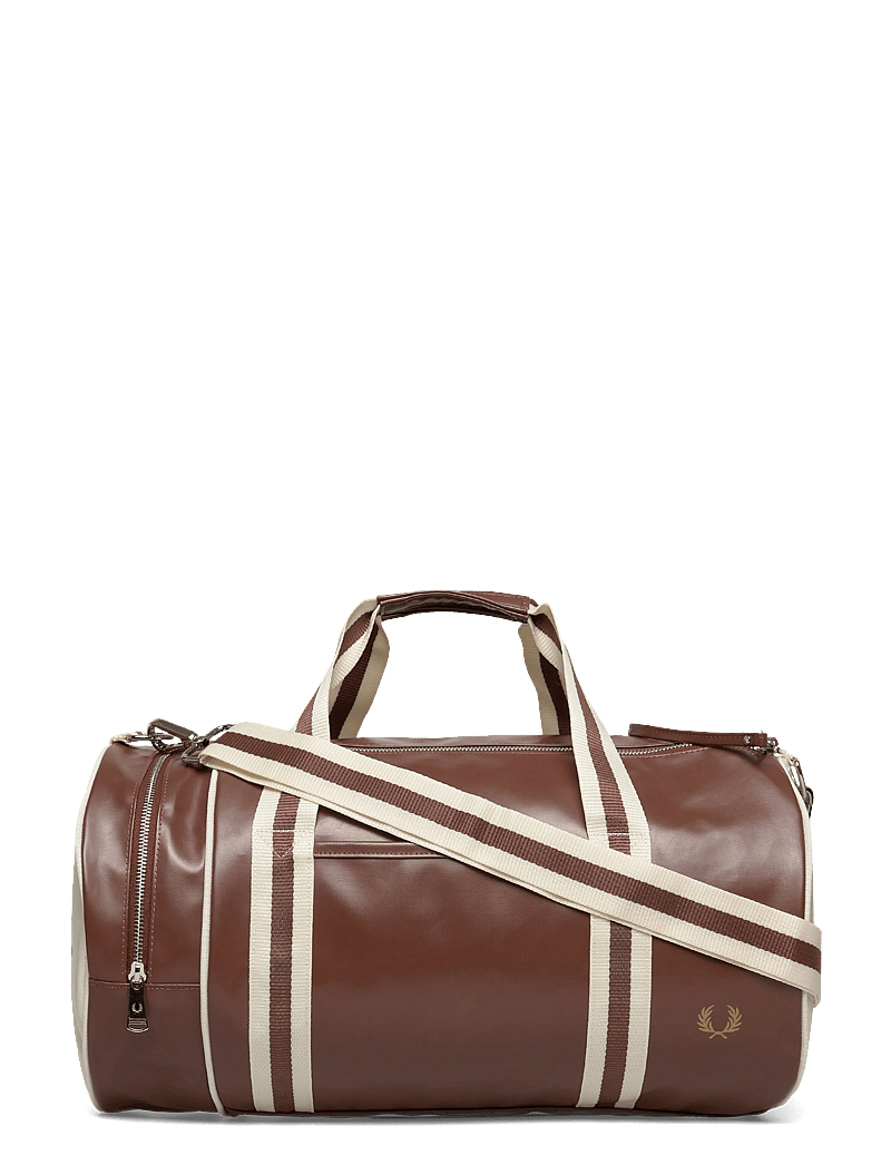 Fred Perry - CLASSIC BARREL BAG - Übernachtungstaschen - tan/ecru - 0