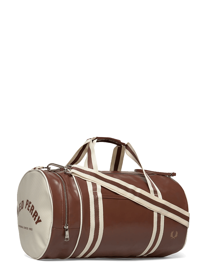 Fred Perry - CLASSIC BARREL BAG - Übernachtungstaschen - tan/ecru - 2