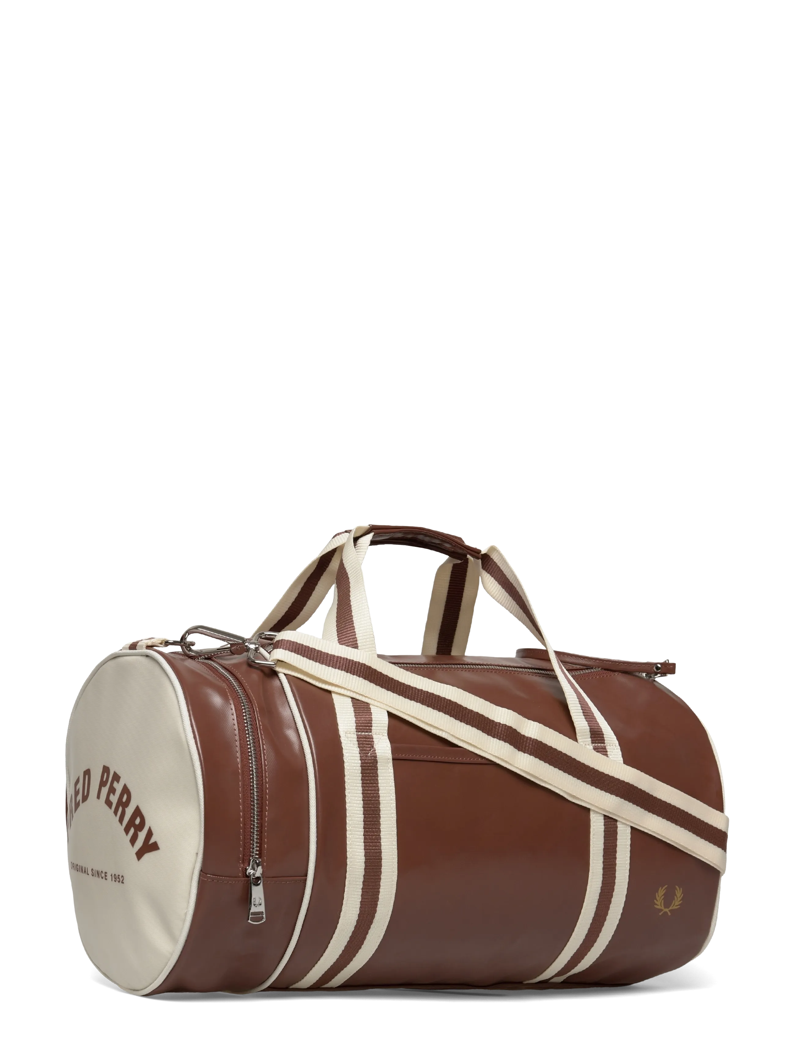 Fred Perry - CLASSIC BARREL BAG - weekendtasker - tan/ecru - 2