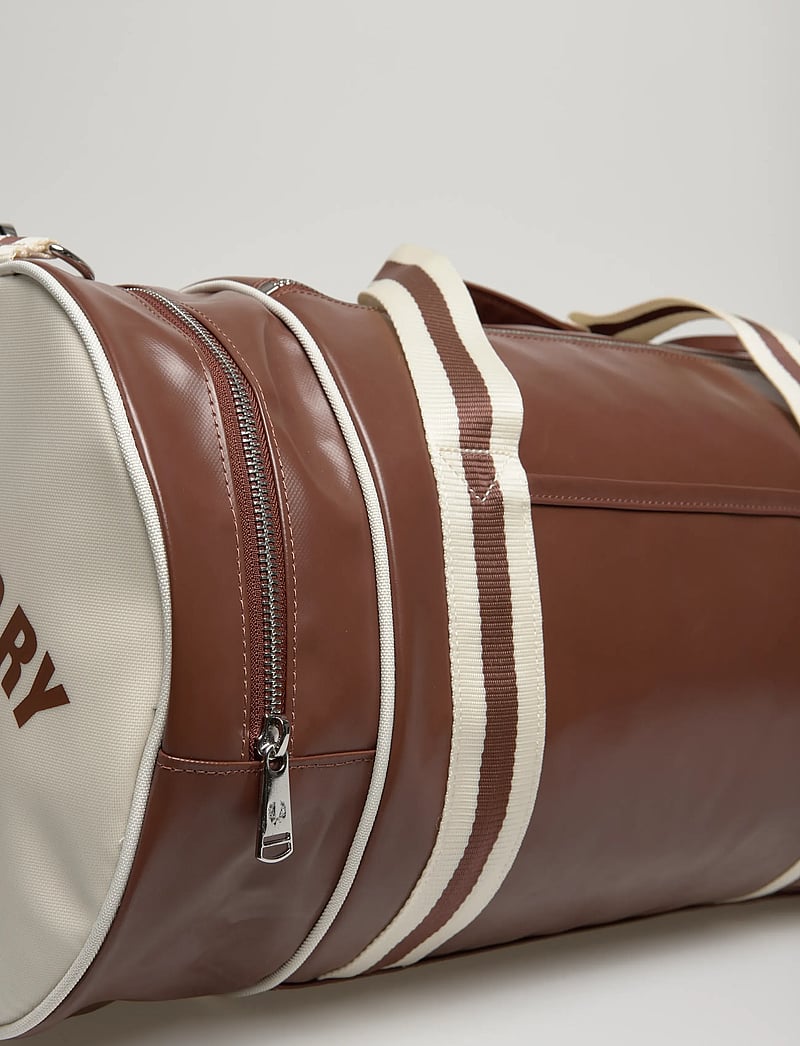 Fred Perry - CLASSIC BARREL BAG - Übernachtungstaschen - tan/ecru - 3